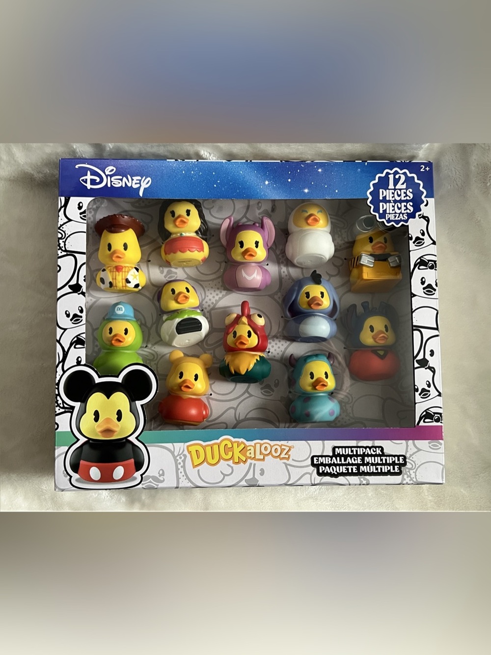 NIB Disney Duckalooz Multipack Rubber Ducks 12pk